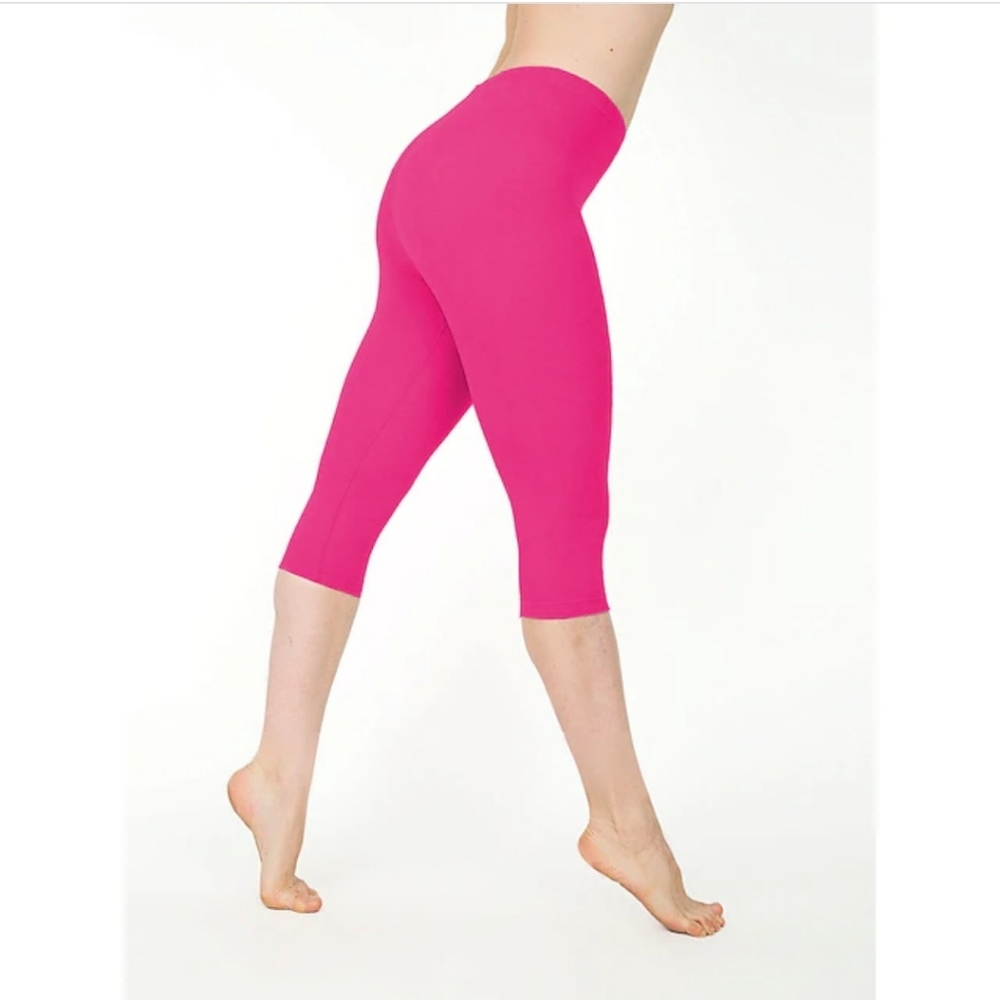 Cropped Pink Athleta Leggings